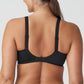 Back view of a woman wearing the DD+ Montara Full Cup Bra in Black, offering full coverage and support by Primadonna.