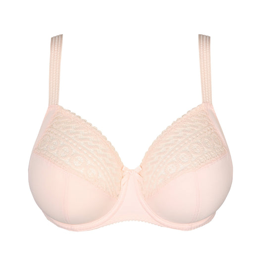 Front view of the Montara Full Cup Bra in Crystal Pink by Primadonna.