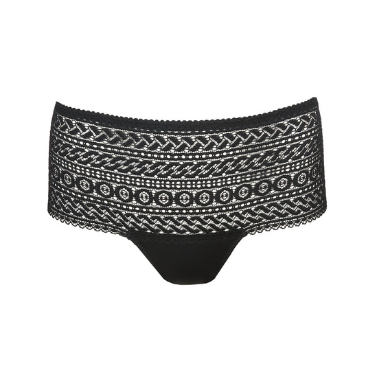 Black luxury thong with all over lace design by PrimaDonna.