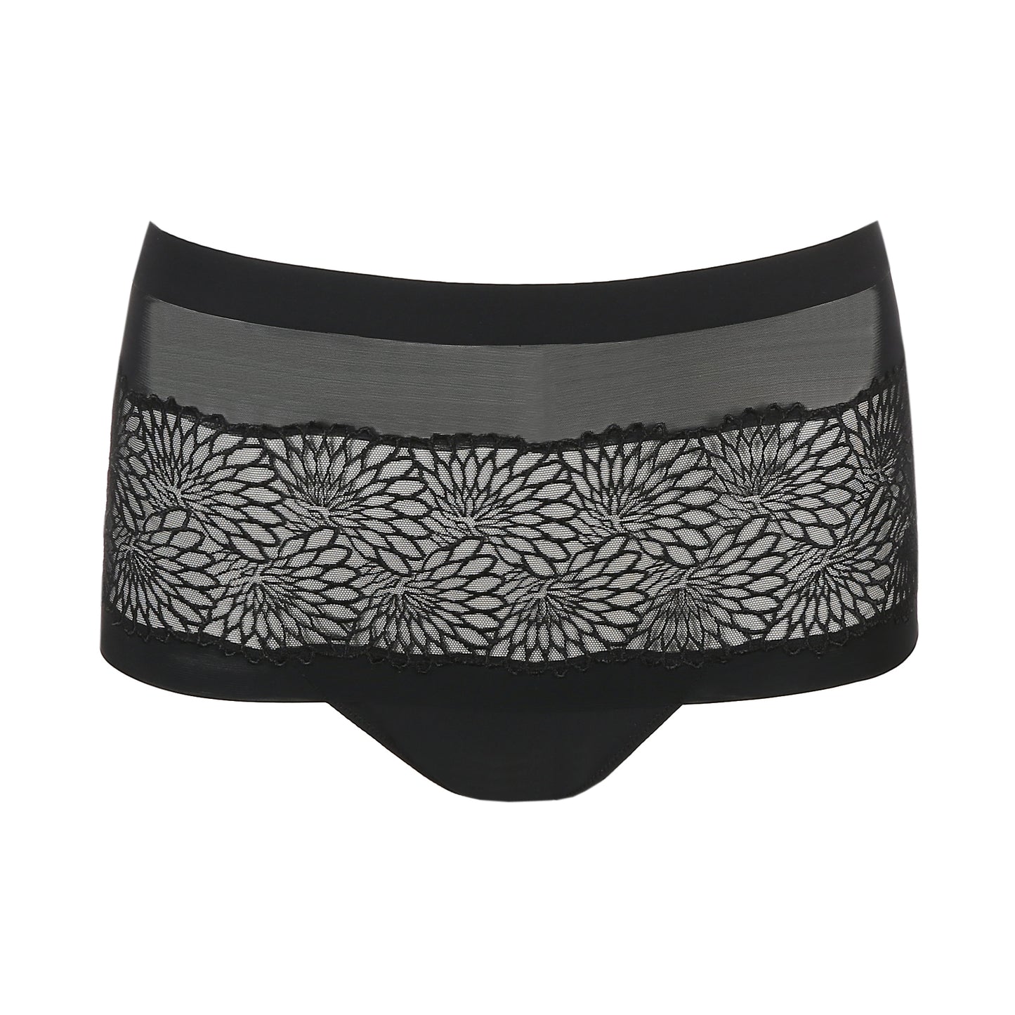 Sophora high-waisted cheeky panty in Black by PrimaDonna.