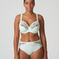 Front view of a woman wearing the DD+ Madison Full Cup Bra in Duck Egg paired with the matching Full Brief panty by PrimaDonna.