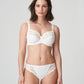 Front view of a woman wearing the Madison full cup bra in Natural by PrimaDonna.