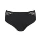 Front view of the Montara Full Brief panty in Black designed by PrimaDonna.