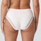 Back view of a woman wearing the Montara Full Brief in Crystal Pink designed by PrimaDonna.