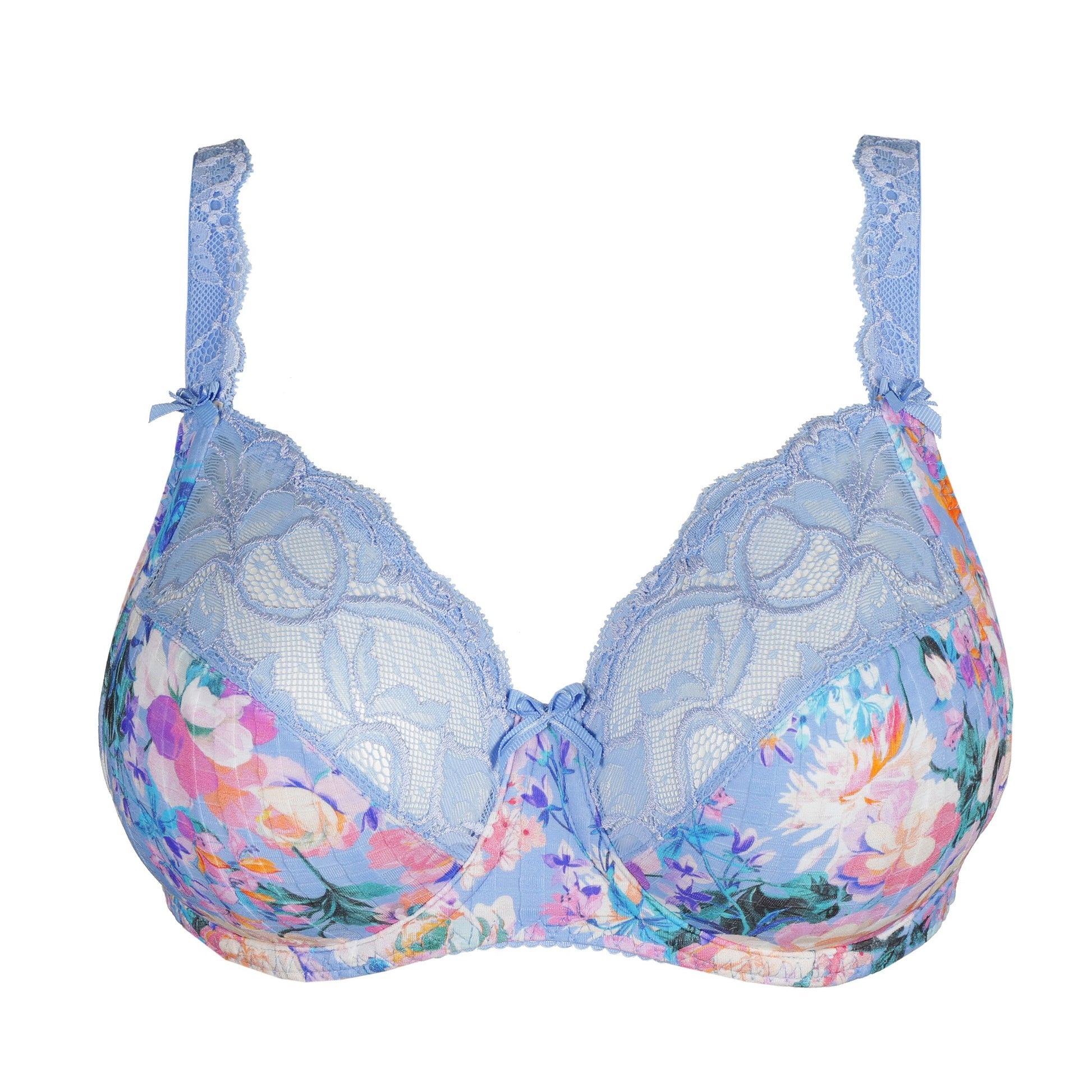 Madison Full Cup Bra in Periwinkle Floral by PrimaDonna.