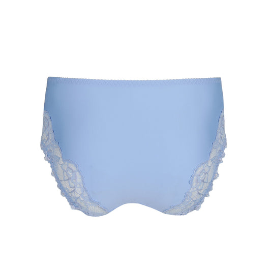Back view of the Madison Full Brief panty in Periwinkle Floral by PrimaDonna.