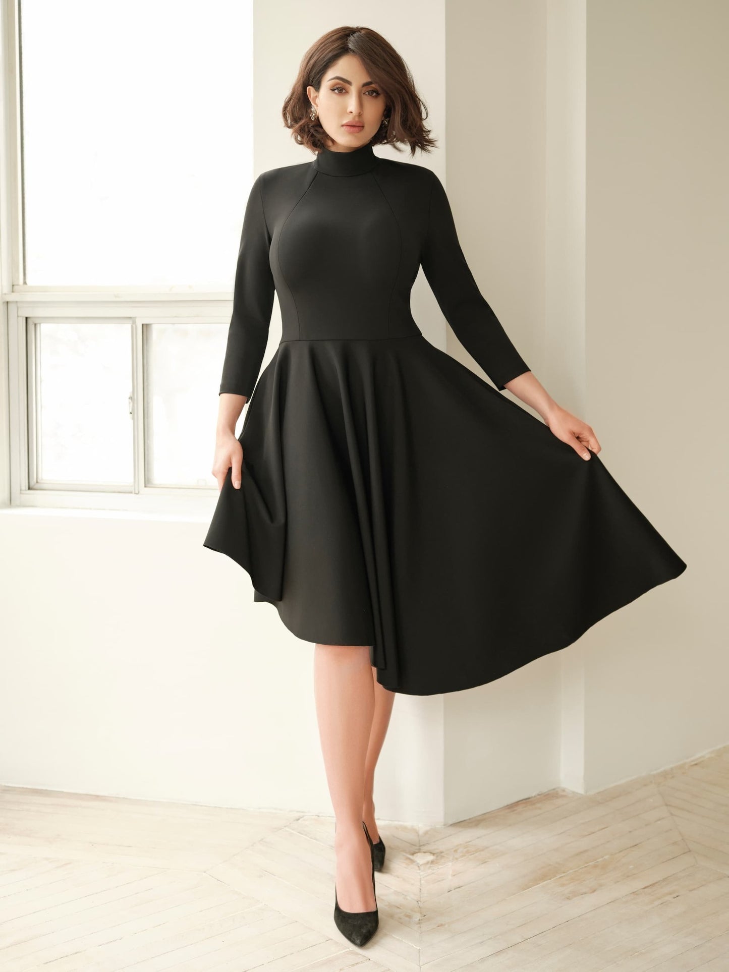 Diana Dress Black Front